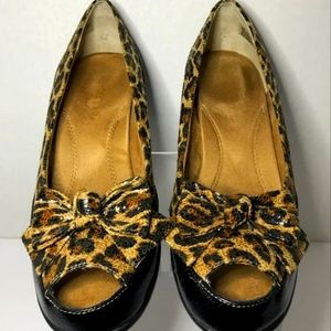 Aerosoles Leopard Wedges